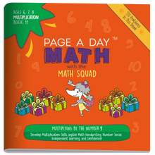 Load image into Gallery viewer, Series 8: MULTIPLICATION (age 6-8) 12-Book Series, Flash Cards &amp; Assessments - Page A Day Math with the Math Squad