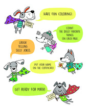 Load image into Gallery viewer, MEET THE MATH SQUAD! My First Counting Coloring Joke Book (ages 3+)