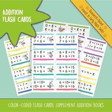 Load image into Gallery viewer, Series 4: ADDITION &amp; COUNTING (age 4-6) 10-Book Series, Flash Cards &amp; Assessments - Page A Day Math with the Math Squad