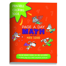 Load image into Gallery viewer, MEET THE MATH SQUAD! My First Counting Coloring Joke Book (ages 3+)
